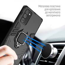 Чехол COLORWAY для Samsung Galaxy A36 AntiShock Magnet Ring Black (CW-CAMRSGA366-BK)