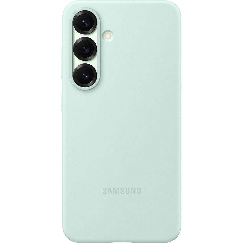 Чехол SAMSUNG Silicone Case для Samsung Galaxy S25+ Mint (EF-PS936CMEGWW) Материал силикон