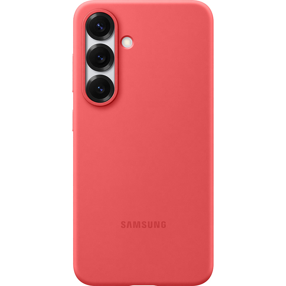 Чехол SAMSUNG Silicone Case для Samsung Galaxy S25+ Red (EF-PS936CREGWW) Материал силикон