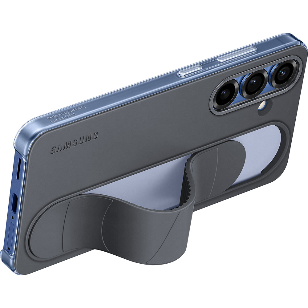 Чохол SAMSUNG Standing Grip Samsung Galaxy S25+ Black (EF-GS936CBEGWW) Матеріал силікон