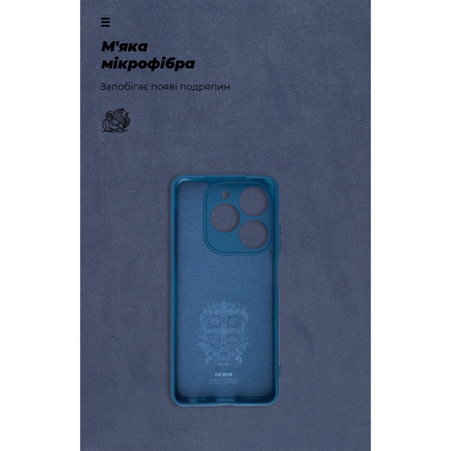 Чехол ARMORSTANDART ICON для Infinix Smart 8 Camera cover Dark Blue (ARM79060) Цвет синий