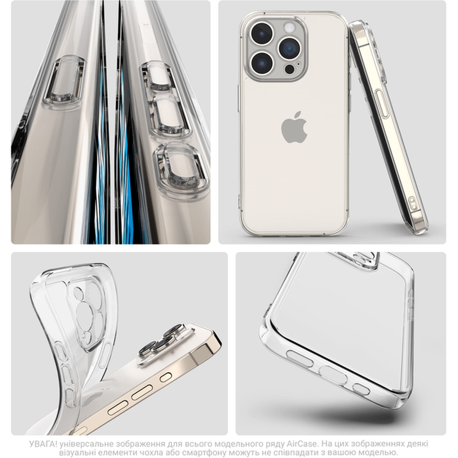 Чохол ARMORSTANDART Air для Xiaomi Redmi Note 14 4G Camera cover Clear (ARM79711) Колір прозорий