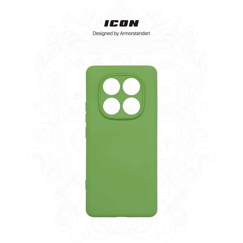 Фото Чехол ARMORSTANDART ICON для Xiaomi Redmi Note 14 Pro 5G/Poco X7 Camera cover Green (ARM79829)