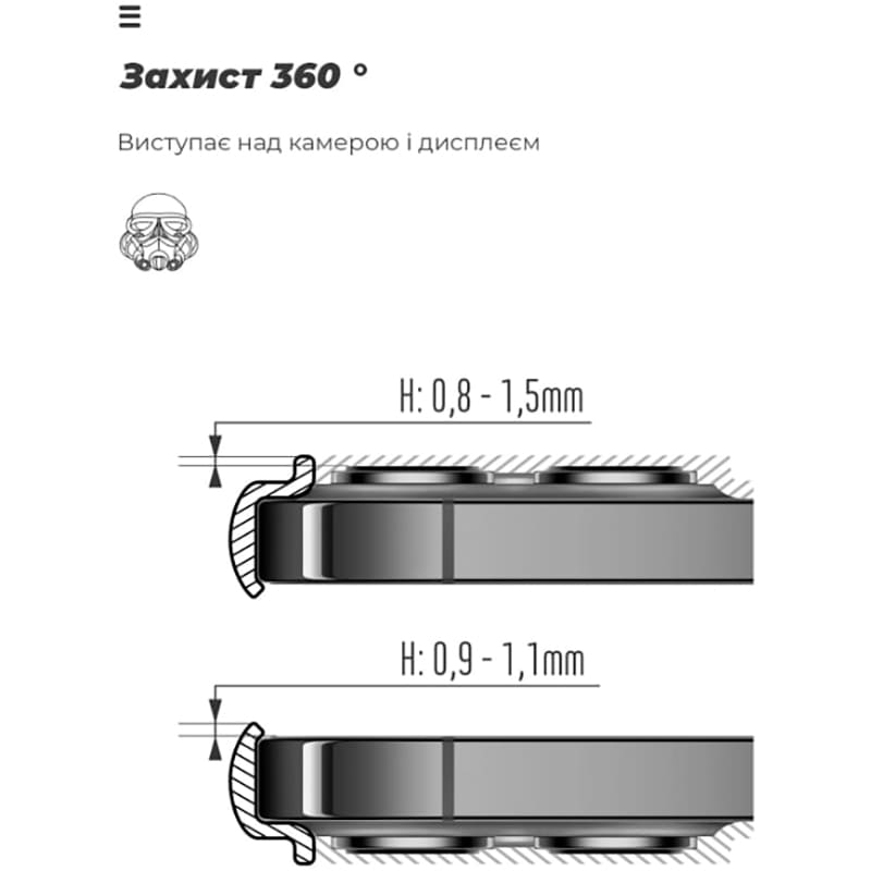 Внешний вид Чехол ARMORSTANDART ICON для OPPO Reno12 F 4G/Reno12 FS 5G Black (ARM79908)