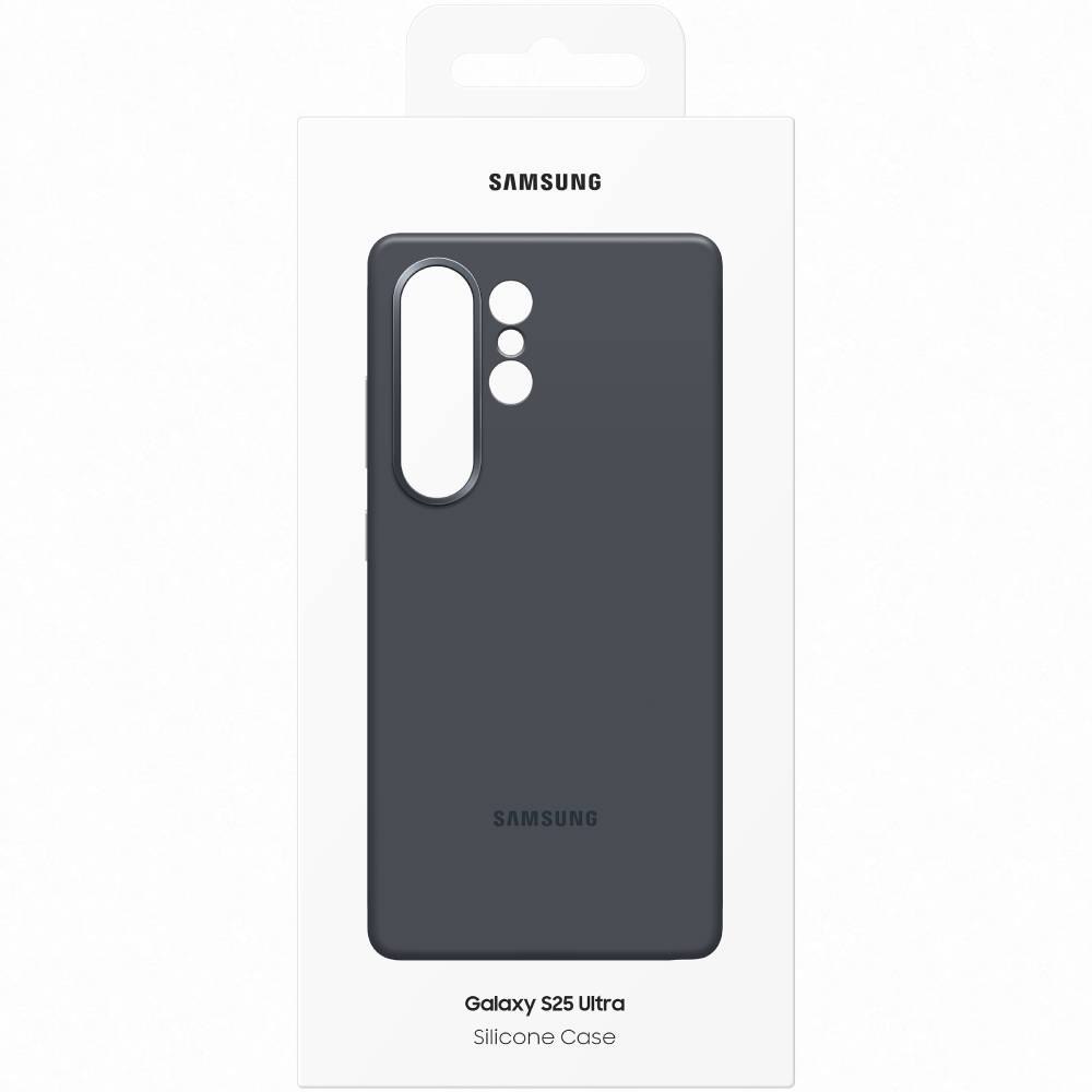 Зовнішній вигляд Чохол SAMSUNG Silicone Case для SAMSUNG Galaxy S25 Ultra Black (EF-PS938CBEGWW)