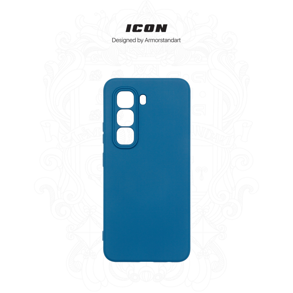 Чохол ArmorStandart ICON для Infinix Hot 50 Pro 4G Camera Cover Blue (ARM80973) Матеріал поліуретан