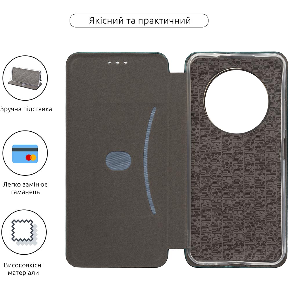 Чохол ARMORSTANDART G-Case для Tecno Spark 30C 4G (kl5) Black (ARM81220) Тип чохол-книжка