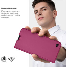 Чохол ARMORSTANDART OneFold Case для Motorola G55 5G Wine Red (ARM81235)