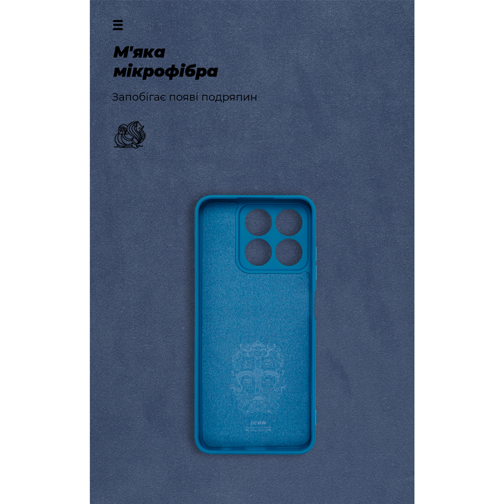 Чехол ARMORSTANDART ICON для ZTE Blade A35 4G/A55 4G Camera cover Dark Blue (ARM81341) Тип чехол-накладка