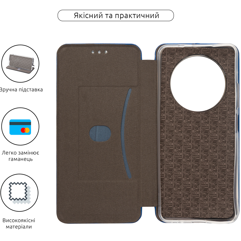 Чехол ARMORSTANDART G-Case для Tecno Spark 30 4G (KL6) Blue (ARM81363) Тип чехол-книжка