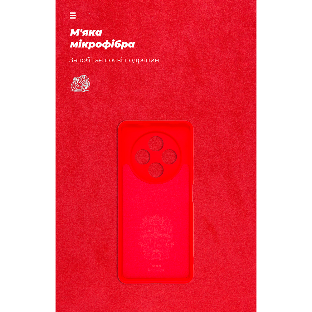 Чохол ARMORSTANDART ICON для Tecno Spark 30 4G (KL6) Camera cover Red (ARM81367) Тип чохол-накладка