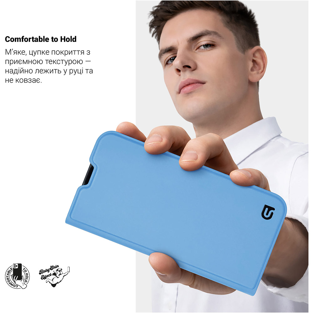 Чехол ARMORSTANDART OneFold Case для ZTE Blade A35 4G/A55 4G Light Blue (ARM81532) Цвет голубой