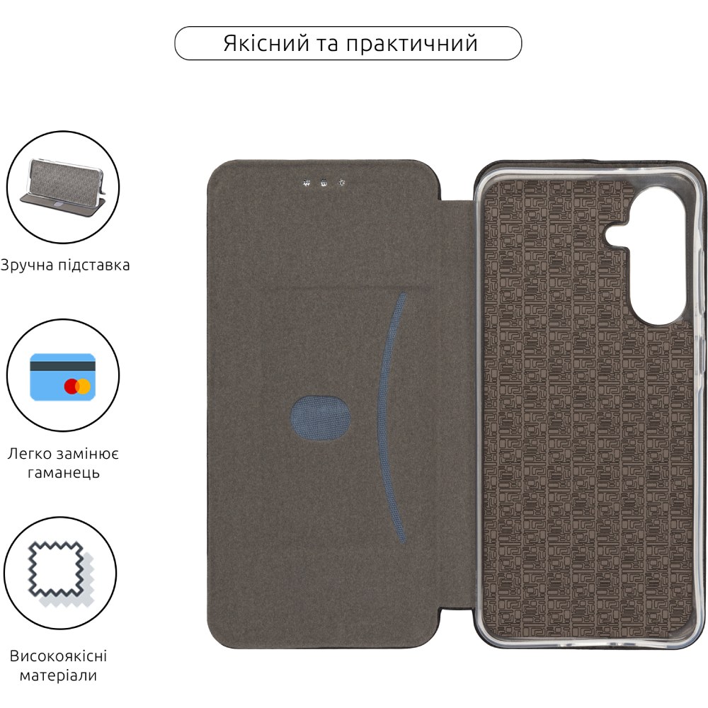 Чехол ARMORSTANDART G-Case для Samsung A36 5G Black (ARM82175) Тип чехол-книжка