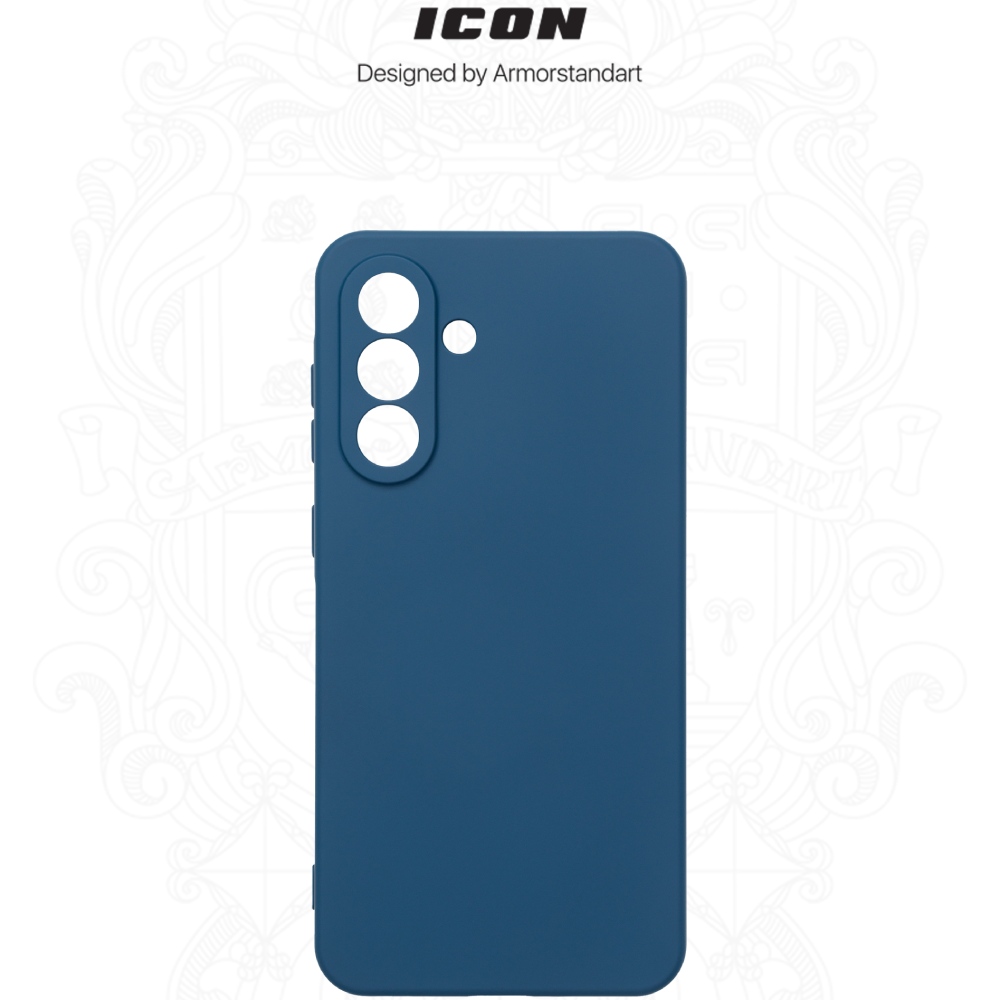 Чехол ARMORSTANDART ICON для Samsung A36 5G Camera cover Dark Blue (ARM82179) Материал полиуретан