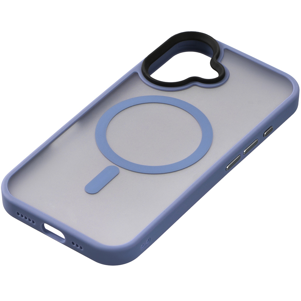 Чохол 2E Basic Soft Touch Magsafe Cover для iPhone 16 Light Blue (2E-IPH-16-OCLS-LB) Тип чохол-накладка