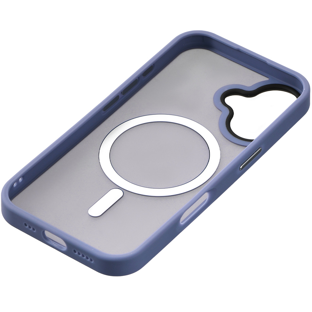 Чохол 2E Basic Soft Touch Magsafe Cover для iPhone 16 Light Blue (2E-IPH-16-OCLS-LB) Колір блакитний