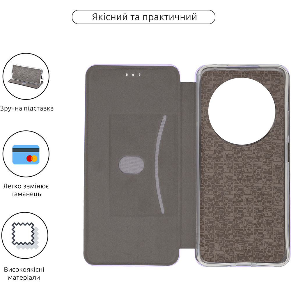 Чохол-книжка ArmorStandart G-Case для Xiaomi Redmi 14C 4G / Redmi A4 / Poco C75 Lilac (ARM82820) Сумісність за моделлю Xiaomi Redmi 14C