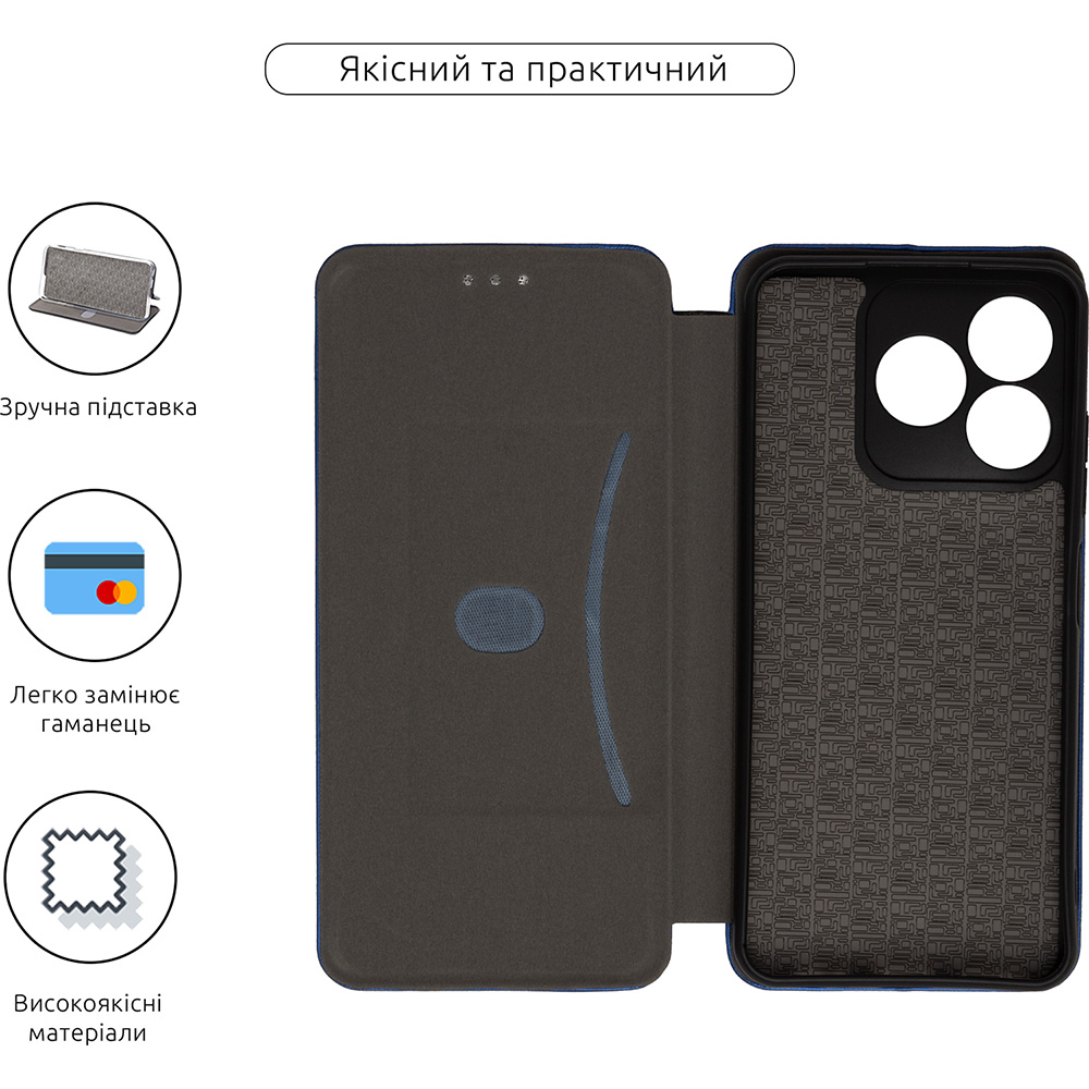 Чехол-книжка ArmorStandart G-Case для ZTE Nubia V60 Blue (ARM79002) Тип чехол-книжка