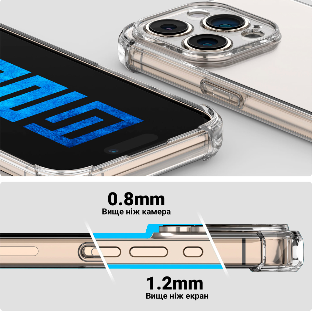 Чехол ARMORSTANDART Air Force для Samsung Galaxy A56 5G Camera cover Clear (ARM82585) Тип чехол-накладка