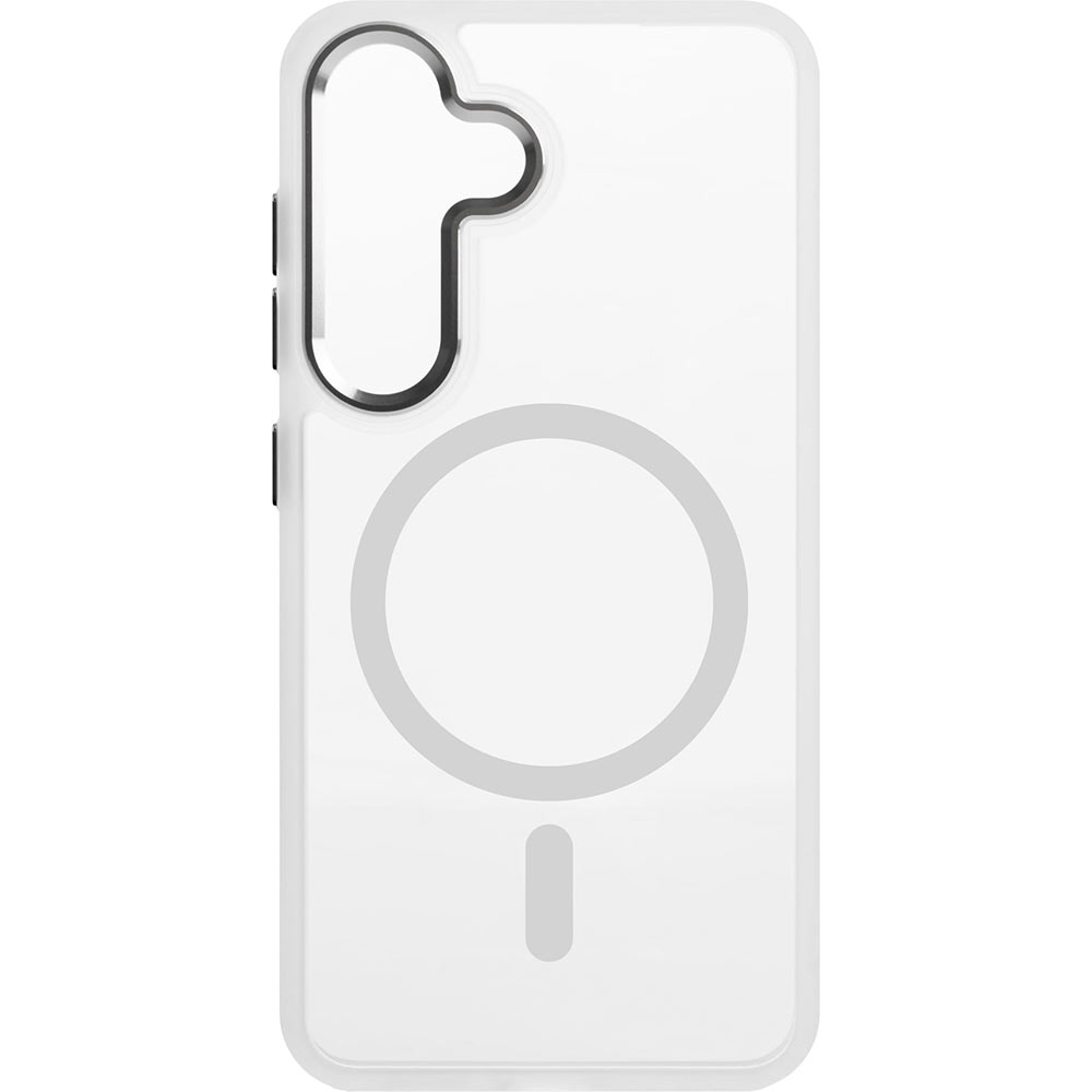 Чехол ARMORSTANDART Unit MagSafe для Samsung S25 Matte Clear Silver (ARM82261)