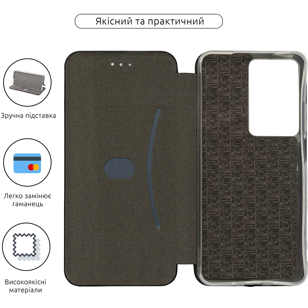 Чехол ARMORSTANDART G-Case для Realme C75 4G Black (ARM82893) Тип чехол-книжка