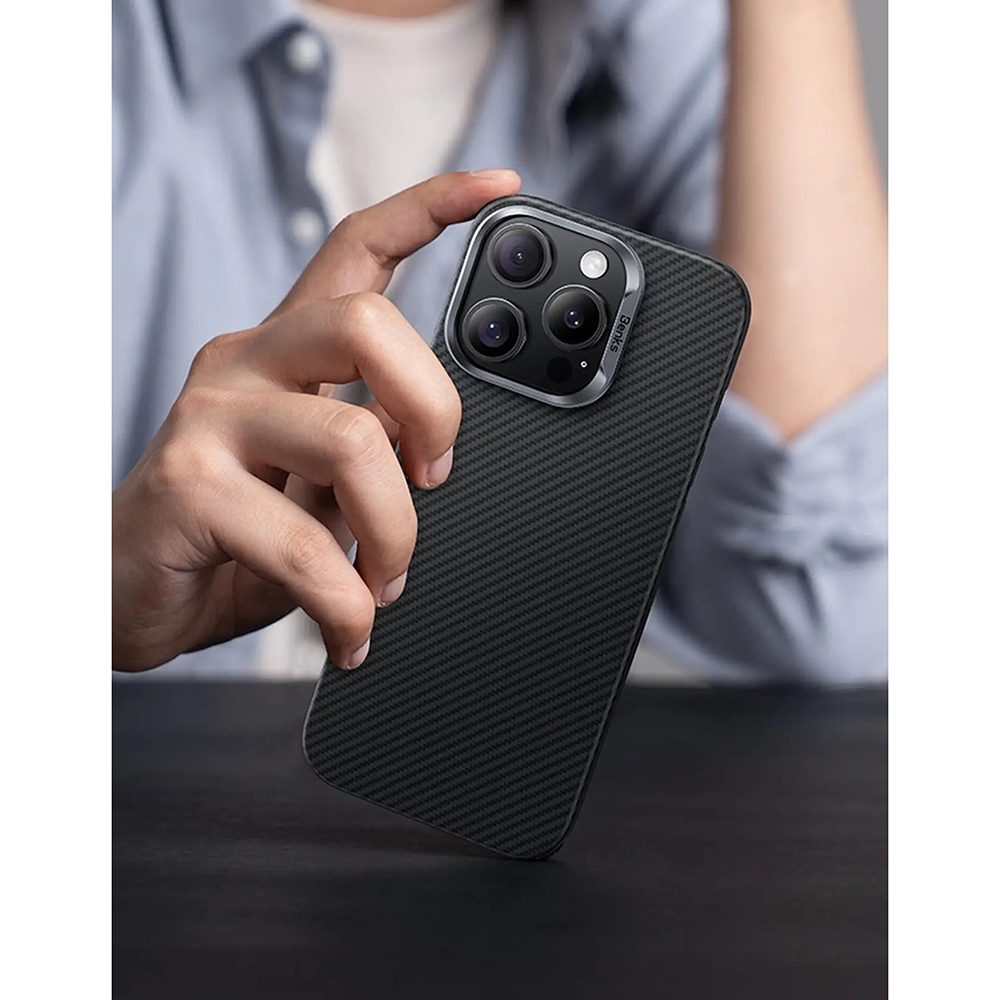 Фото 15 Чехол BENKS MagClap ArmorPro Case для Apple iPhone 16 Pro Black (1378415)