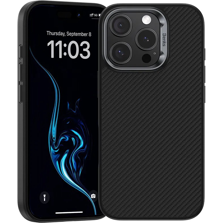 Чехол BENKS MagClap ArmorPro Case для Apple iPhone 16 Pro Black (1378415) Совместимость по модели Apple iPhone 16 Pro