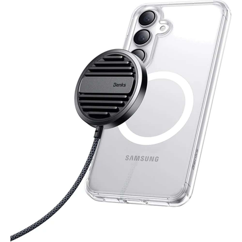 Чехол BENKS MagClap Lucent Pro Protective для Samsung Galaxy S24 Transparent (1378431) Материал поликарбонат