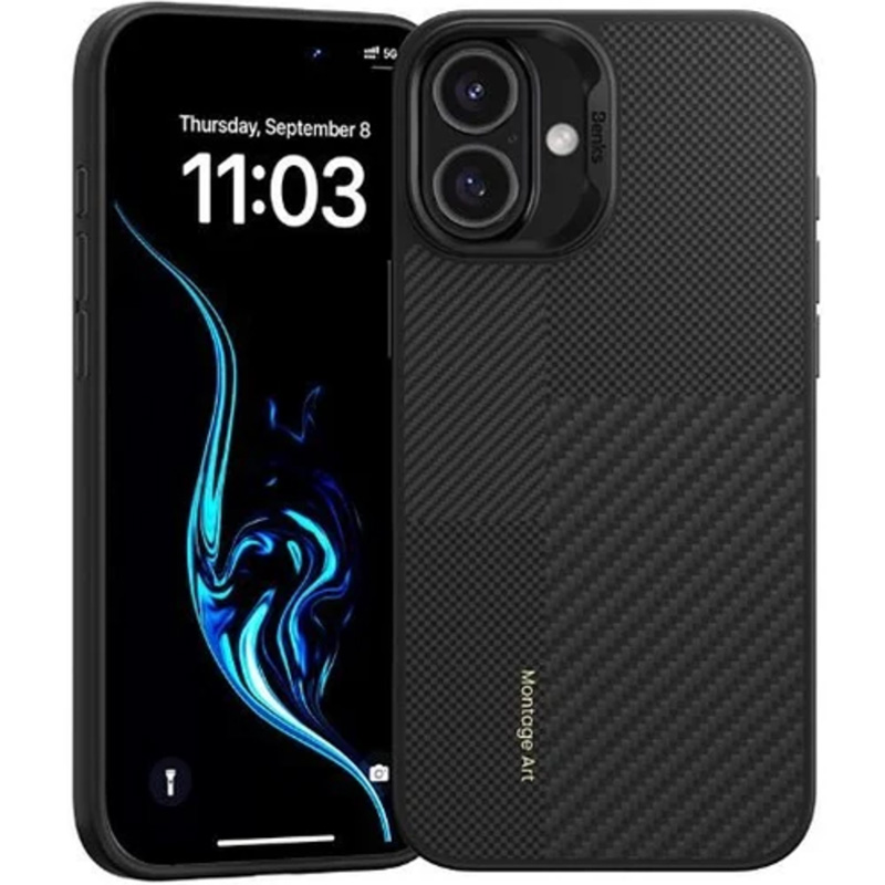 Чохол BENKS для iPhone 16 MagClap ArmorPro Case Montage Black (1368612)