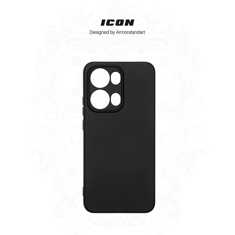 Внешний вид Чехол ARMORSTANDART ICON для OPPO Reno13 Pro 5G Camera cover Black (ARM81893)