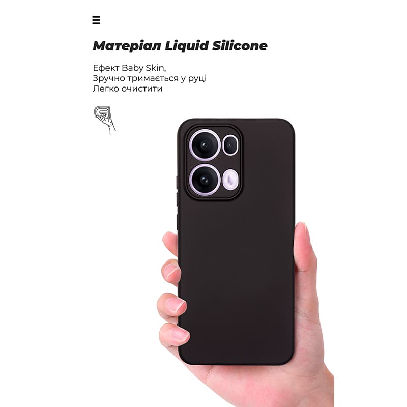 Чохол ARMORSTANDART ICON для OPPO Reno13 Pro 5G Camera cover Black (ARM81893) Сумісність за моделлю OPPO Reno 13 Pro