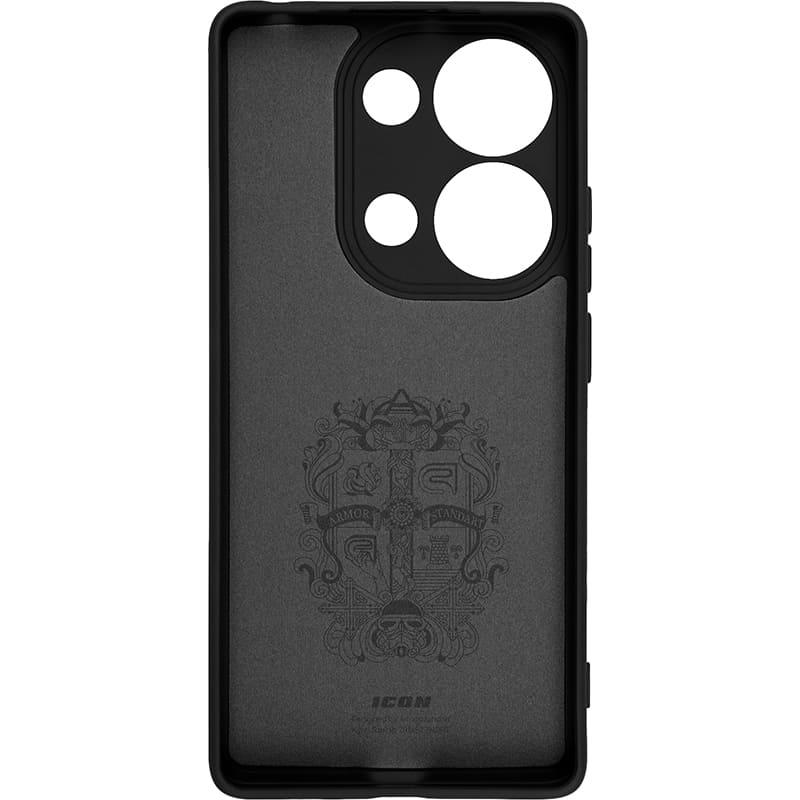 Внешний вид Чехол ARMORSTANDART ICON для Xiaomi Redmi Note 13 Pro 4G Camera cover Black (ARM82852)