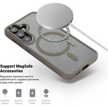 Чехол ARMORSTANDART Unit MagSafe для Samsung Galaxy S25 Titanium Grey (ARM82262)
