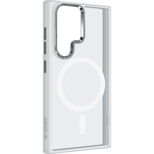 Чехол ARMORSTANDART Unit MagSafe для Samsung Galaxy S25 Ultra Matte Clear Silver (ARM82266)