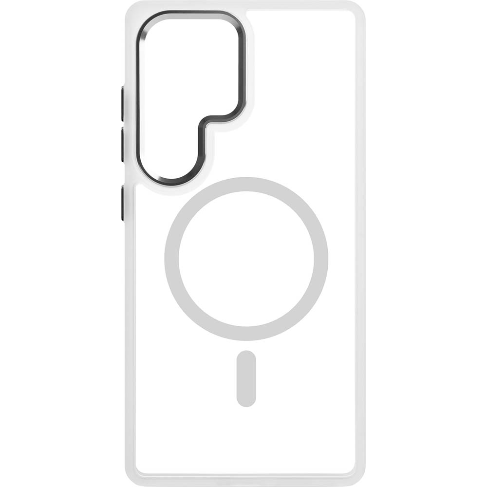 Чехол ARMORSTANDART Unit MagSafe для Samsung Galaxy S25 Ultra Matte Clear Silver (ARM82266)