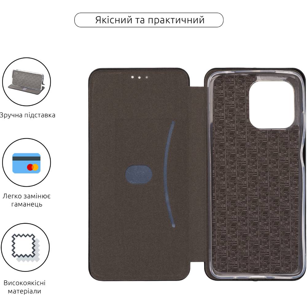 Чехол ArmorStandart G-Case для Motorola G15 Black (ARM82971) Тип чехол-книжка