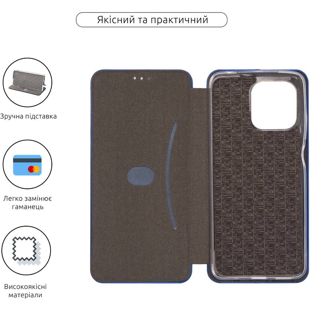 Чехол ArmorStandart G-Case для Motorola G15 Blue (ARM82970) Тип чехол-книжка