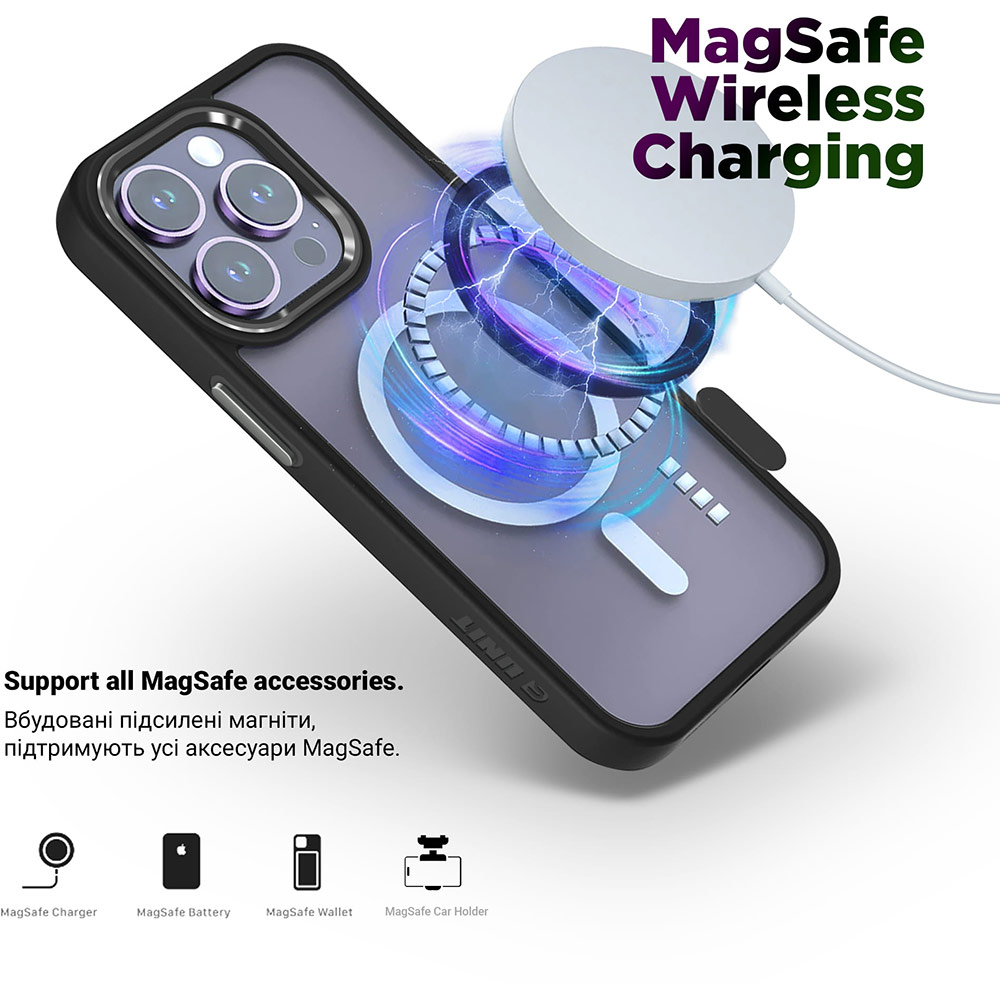 Чохол ARMORSTANDART Unit MagSafe для Apple iPhone 16e Black (ARM83874) Колір чорний