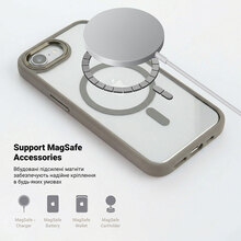 Чехол ARMORSTANDART Unit MagSafe для Apple iPhone 17e/16e Titanium Grey (ARM83876)