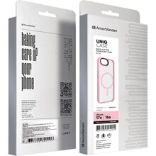 Чохол ARMORSTANDART Uniq MagSafe для Apple iPhone 17e/16e Pale Pink (ARM83871)