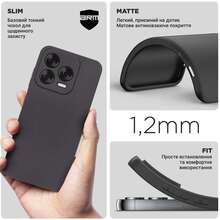 Чохол ARMORSTANDART Matte Slim Fit ZTE Blade V70 Design 4G/V70 Vita 4G Black (ARM82995)