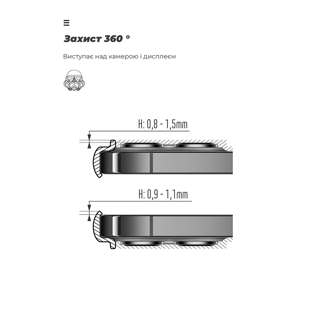 Чехол ARMORSTANDART ICON для Samsung A36 5G Camera cover Lavender (ARM82181) Материал полиуретан