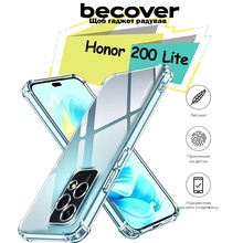 Чехол BECOVER Anti-Shock для Honor 200 Lite Clear (713147)