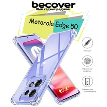 Чехол BECOVER Anti-Shock для Motorola Edge 50 Clear (713149)