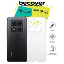 Чехол BECOVER Anti-Shock для Poco X7 Clear (713151)