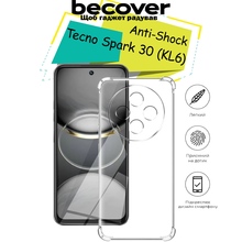 Чохол BECOVER Anti-Shock для Tecno Spark 30 KL6 Clear (713154)