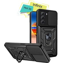 Чохол BECOVER Military для Infinix Hot 50 Black (713046)