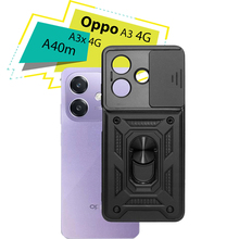 Чохол BECOVER Military для Oppo A3 4G/А3х 4G/A40m Black (713077)