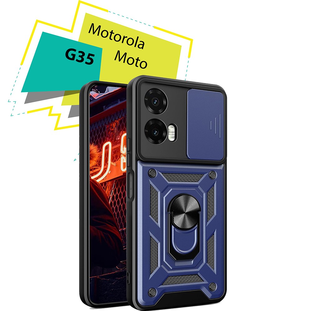 Чехол BECOVER Military для Motorola Moto G35 Blue (713090) Совместимость по модели Motorola Moto G35