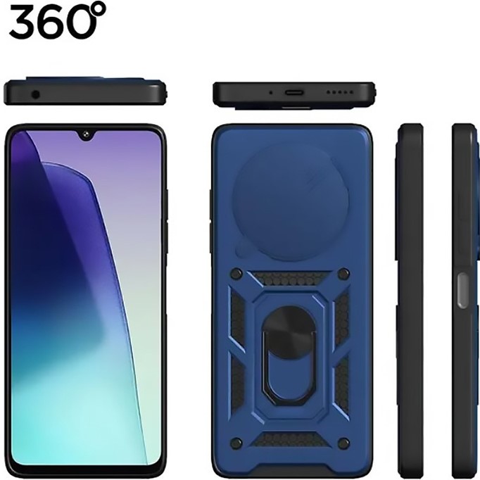 Чохол BECOVER Military для Xiaomi Redmi Note 14 Pro 5G Blue (713095) Колір синій